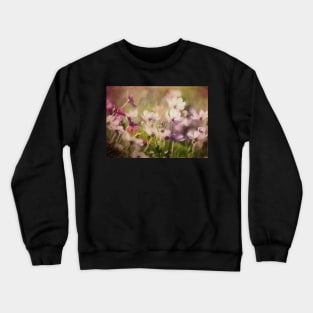 Flower Meadow Landscape Crewneck Sweatshirt